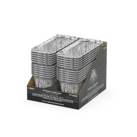 Set 6 tavi de colectare grasime din aluminiu pentru gratar tip plancha cu 5 arzatoare Pit Boss Ultimate Plancha 40970 - 1