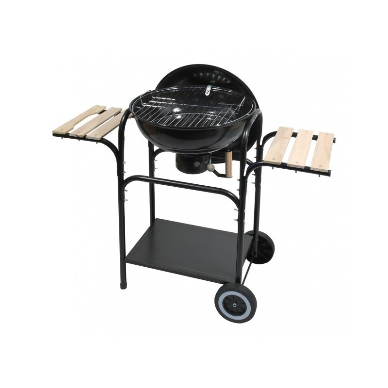 Gratar pe carbuni Cattara Messina, mobil, masute laterale, 46cm - TT13033 - 1 Gratar pe carbuni Cattara Messina, mobil, masute laterale, 46cm - TT13033 - 1