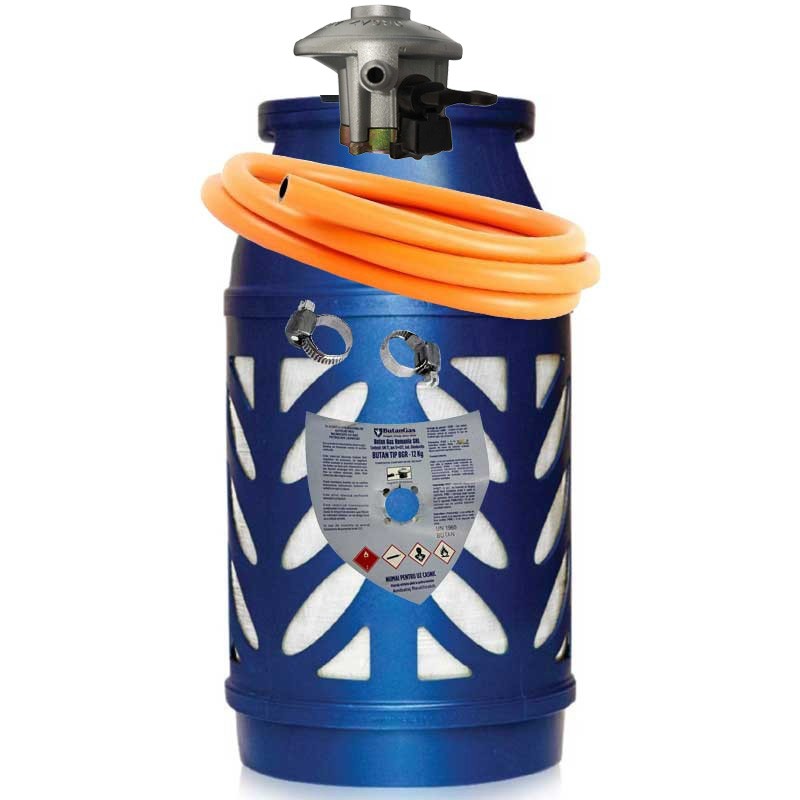 Butelie ButanGas NEO 5,3 Kg 57x30,5 cm cu incarcatura butan12 Kg include regulator Orgaz si furtun 80cm - 1 Butelie ButanGas NEO 5,3 Kg 57x30,5 cm cu incarcatura butan12 Kg include regulator Orgaz si furtun 80cm - 1