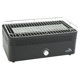 Gratar camping pe carbune Cattara Greg, ventilator pe baterii, table top, 44.5x22.5cm - TT13019 - 1