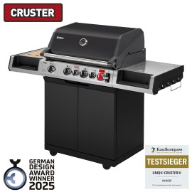 Gratar pe gaz, 4 arzatoare inox, arzator infrarosu ajustabil, grile fonta, Enders Uniq 4 IK Cruster 870233 - 1