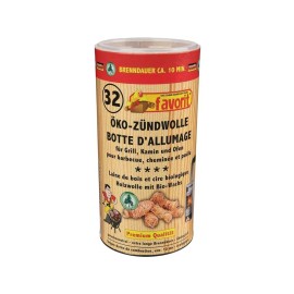 Lana de lemn pentru aprindere gratar, 32 bucati/cutie, Favorit 1256 - 1