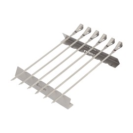 Set 6 tepuse din otel inoxidabil XL pentru gatit kebab si frigarui la gratar Enders 8808 - 2