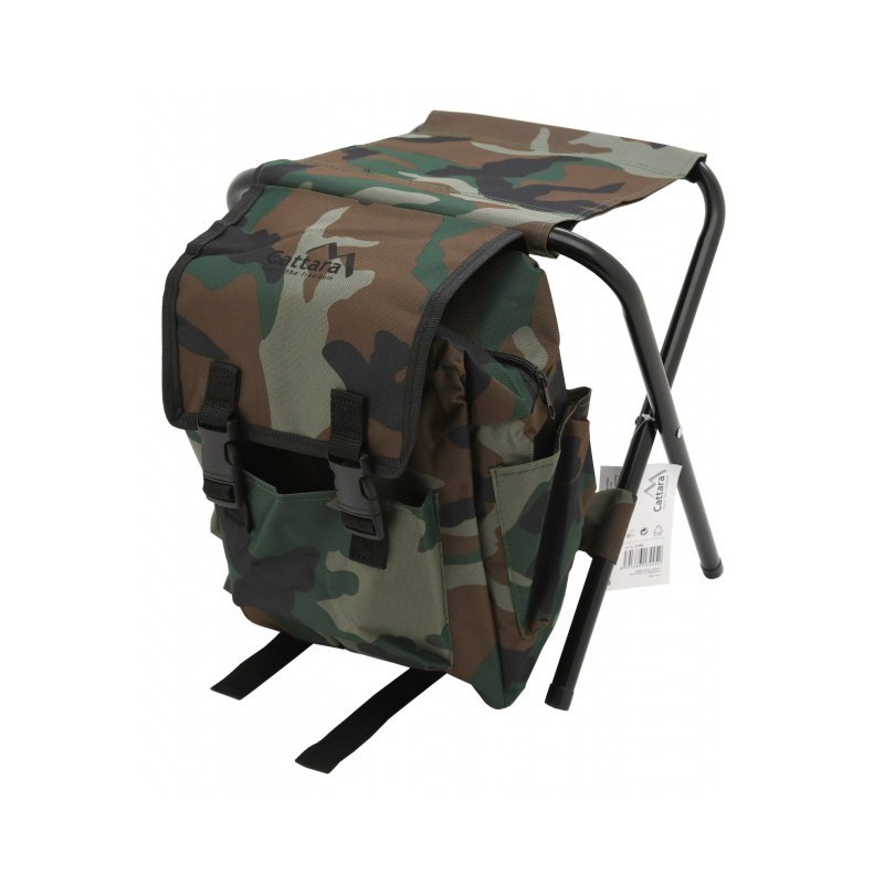 Scaun de camping cu rucsac Cattara Oblia Army - TT13445 - 1 Scaun de camping cu rucsac Cattara Oblia Army - TT13445 - 1