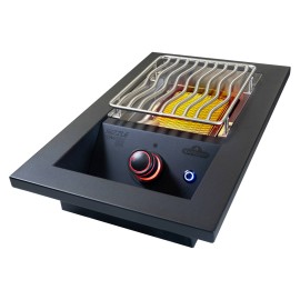 Arzator lateral incorporabil pe gaz Napoleon BIB10IRPMK, negru mat - 1