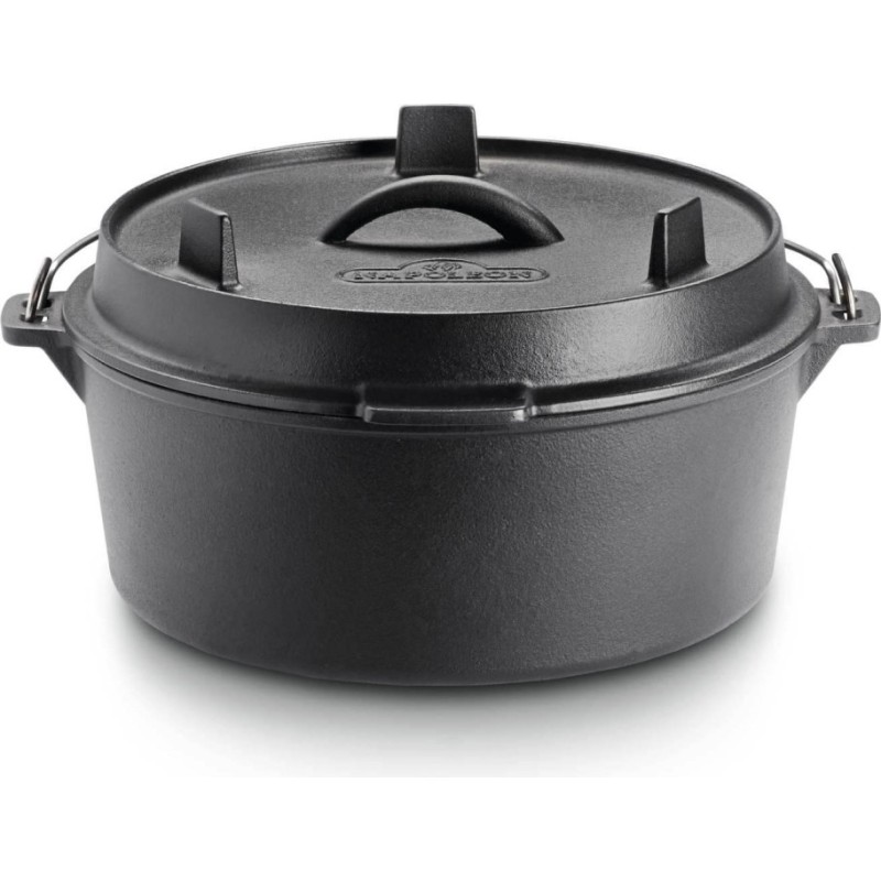 Ceaun din fonta cu capac, cuptor olandez Napoleon 56059 - 2 Ceaun din fonta cu capac, cuptor olandez Napoleon 56059 - 2