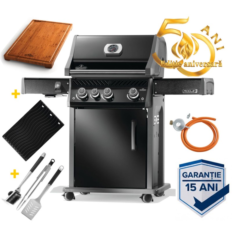 Editie aniversara - Gratar pe gaz, 3 arzatoare, arzator lateral, arzator spate infrarosu Napoleon Rogue 425 RP425RSIBPCH-2 - 1 Editie aniversara - Gratar pe gaz, 3 arzatoare, arzator lateral, arzator spate infrarosu Napoleon Rogue 425 RP425RSIBPCH-2 - 1