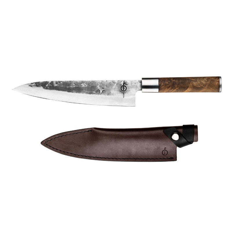 Cutitul bucatarului cu husa din piele naturala Forged VG10 21,5 cm VG10KoksLeer - 1 Cutitul bucatarului cu husa din piele naturala Forged VG10 21,5 cm VG10KoksLeer - 1