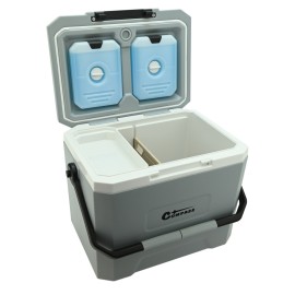 Lada frigorifica pasiva Compass Trip, 16l, 2 compartimente, inlocuitoare de gheata incluse, tavita fructe - TT06519 - 1