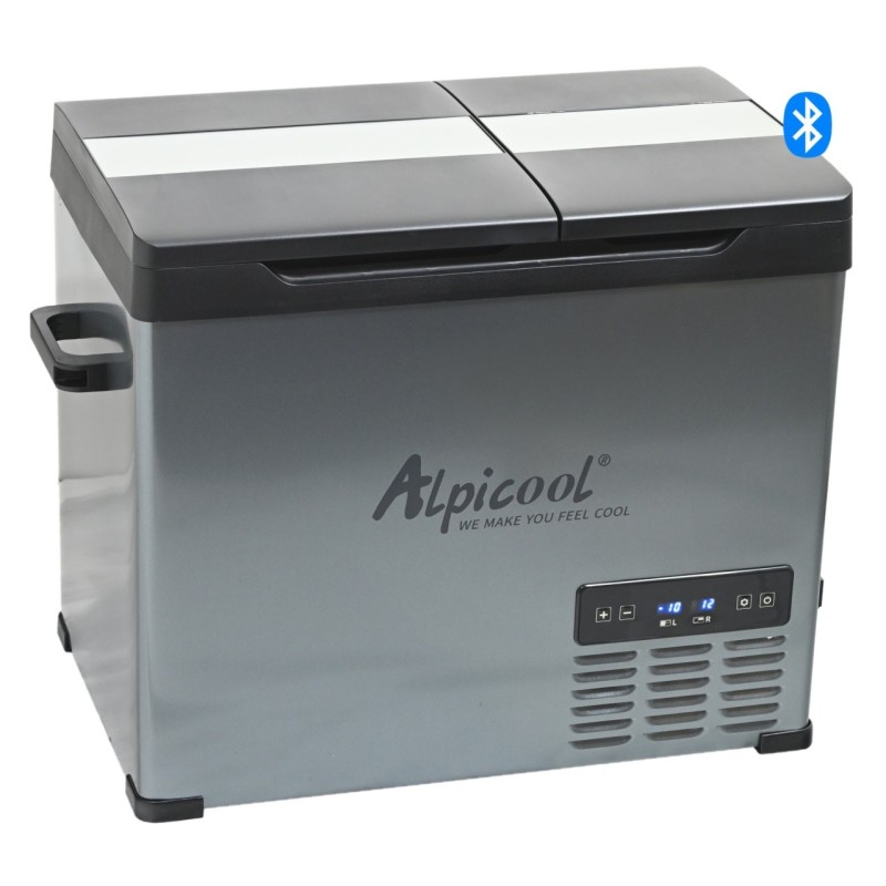 Frigider auto cu compresor Alpicool Dual 40l, 230/24/12V -20°C control prin aplicatie, doua compartimente - 1 Frigider auto cu compresor Alpicool Dual 40l, 230/24/12V -20°C control prin aplicatie, doua compartimente - 1