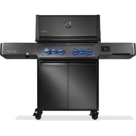 Gratar pe gaz cu 4 arzatoare principale, arzator spate, arzator lateral infrarosu Napoleon Phantom Prestige 500 Connected P500VX