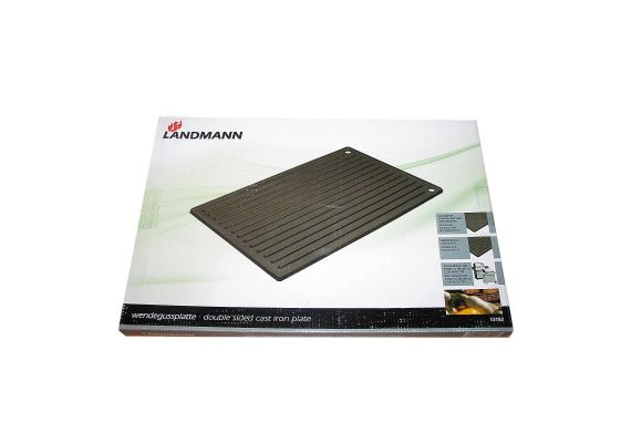 Plita din fonta mata cu doua fete 45 x 30 cm pentru gratarele Landmann Miton 13192 - 1 Plita din fonta mata cu doua fete 45 x 30 cm pentru gratarele Landmann Miton 13192 - 1