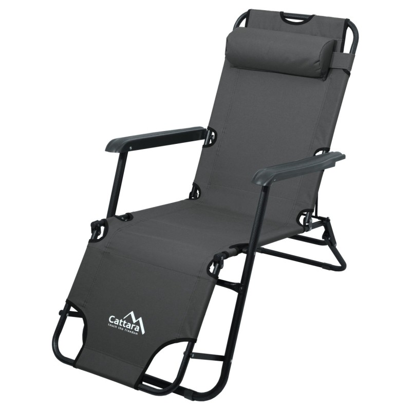 Fotoliu Camping Cattara Comfort Antracit TT13513 - 1 Fotoliu Camping Cattara Comfort Antracit TT13513 - 1
