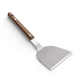 Spatula din otel inoxidabil cu maner din lemn de acacia BonFeu BFT.02 - 1