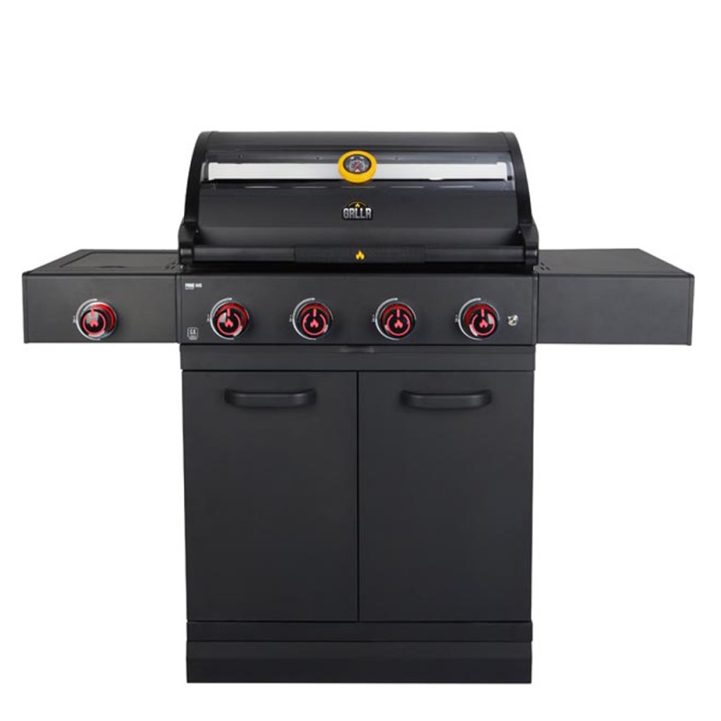 Gratar pe gaz cu 4 arzatoare principale si arzator lateral Griller GRLLR Prime G4S GR-24-G4S - 1 Gratar pe gaz cu 4 arzatoare principale si arzator lateral Griller GRLLR Prime G4S GR-24-G4S - 1