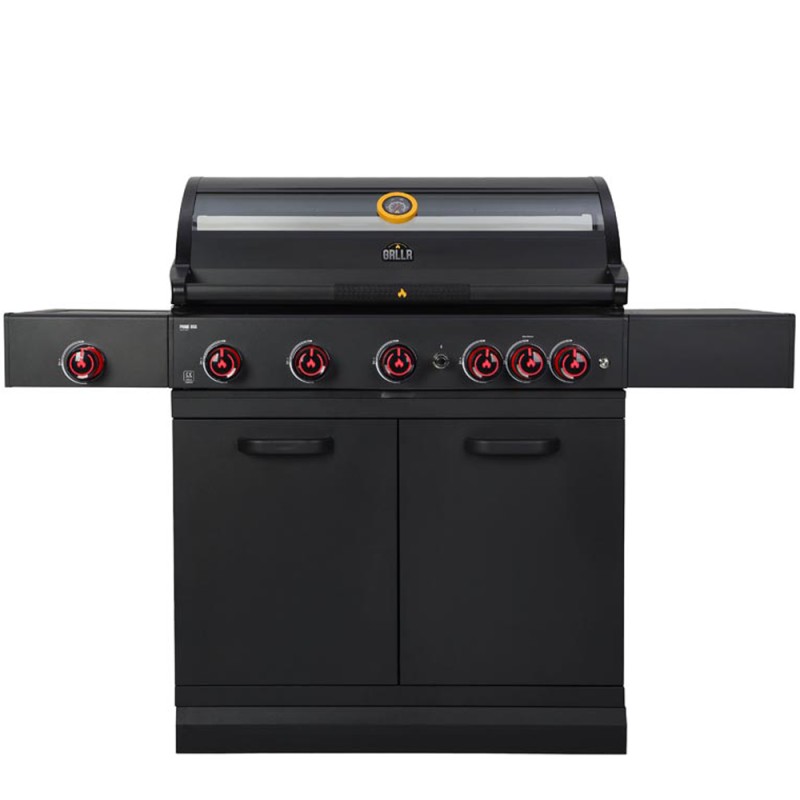 Gratar pe gaz cu 5 arzatoare principale, arzator spate si lateral Griller GRLLR Prime G5S GR-24-G5S - 1 Gratar pe gaz cu 5 arzatoare principale, arzator spate si lateral Griller GRLLR Prime G5S GR-24-G5S - 1