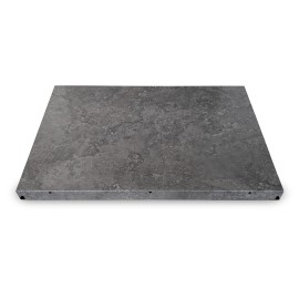 Blat din inox cu aspect de piatra pentru modulul de depozitare, cu frigider sau de extensie Griller GRLLR Connect GR-25-CON-TT-S