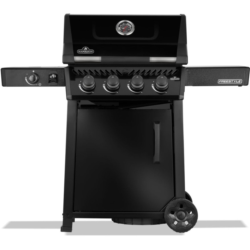 Gratar pe gaz cu 4 arzatoare principale si un arzator lateral Napoleon Freestyle 425 F425DSBPK-1 - 1 Gratar pe gaz cu 4 arzatoare principale si un arzator lateral Napoleon Freestyle 425 F425DSBPK-1 - 1