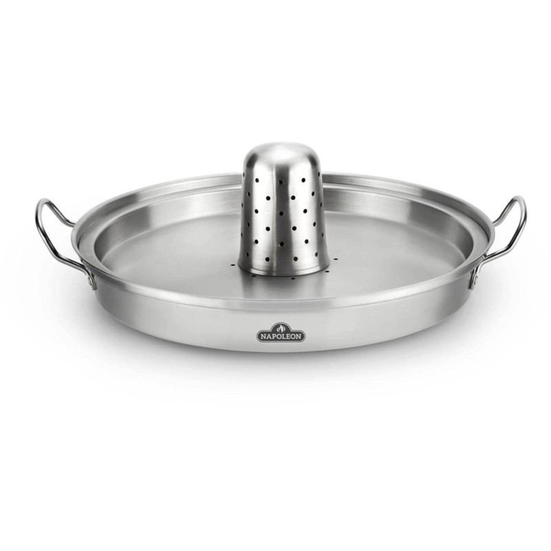 Tava din inox pentru gatit pui intreg la gratar Napoleon PRO 56067 - 1 Tava din inox pentru gatit pui intreg la gratar Napoleon PRO 56067 - 1