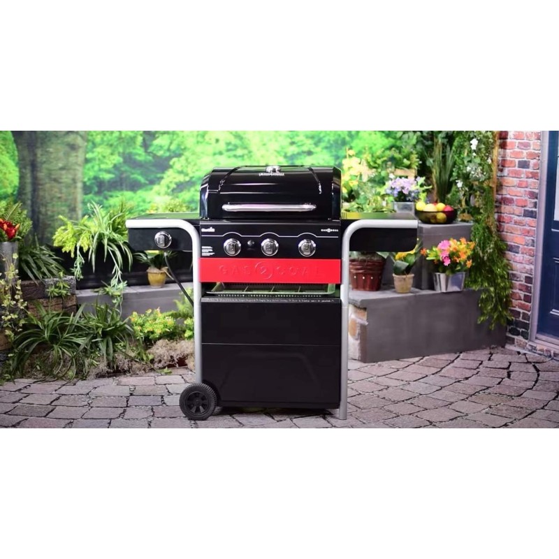 Gratar pe gaz si carbuni hibrid Char-Broil Gas2Coal 2.0 330 cu 3 arzatoare 140925/140723 - 1 Gratar pe gaz si carbuni hibrid Char-Broil Gas2Coal 2.0 330 cu 3 arzatoare 140925/140723 - 1