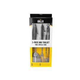 Set 3 ustensile din inox pentru gratar Griller GRLLR GR-24-3PC-TS