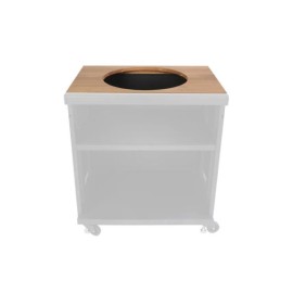 Blat din lemn pentru modulul de gratar Kamado 18 inci Griller GRLLR Connect GR-24-CON-KAU-WW