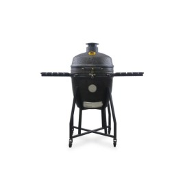 Gratar ceramic pe carbuni Kamado diametru 56 cm 22 inci negru mat Griller GRLLR Ember Classic GR-24-EMB-22-CB