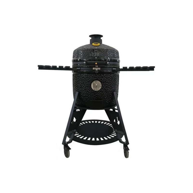 Gratar ceramic pe carbuni Kamado diametru 58 cm 23 inci negru lucios Griller GRLLR Ember Pro GR-24-EMB-PR-SB Gratar ceramic pe carbuni Kamado diametru 58 cm 23 inci negru lucios Griller GRLLR Ember Pro GR-24-EMB-PR-SB
