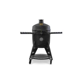 Gratar ceramic pe carbuni Kamado diametru 58 cm 23 inci negru mat Griller GRLLR Ember Pro GR-24-EMB-PR-CB