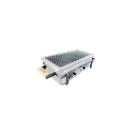 Gratar ceramic dreptunghiular, pe carbuni Shichirin alb Griller GRLLR Osaka GR-22-04