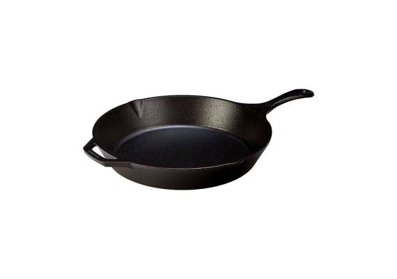 Tigaie adanca rotunda din fonta cu maner Lodge 33 cm L-12SK3 - 1 Tigaie adanca rotunda din fonta cu maner Lodge 33 cm L-12SK3 - 1