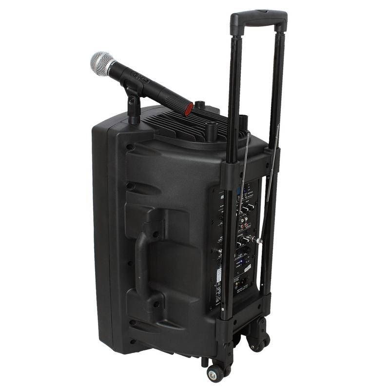 Boxa activa portabila Ibiza difuzor 38cm 800W USB/SD/BT/UHF PORT15UHF-BT - 4