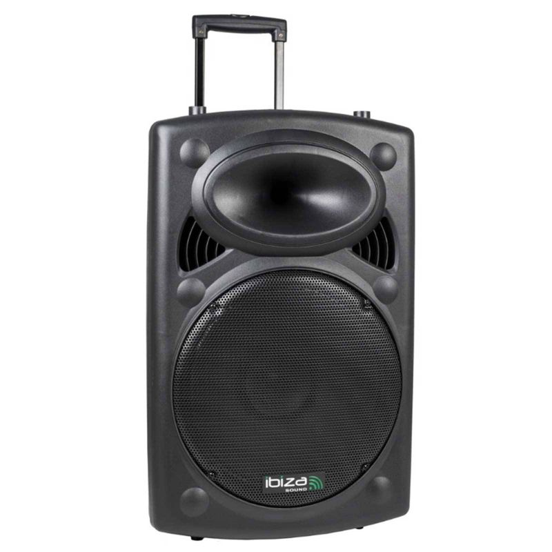 Boxa activa portabila Ibiza difuzor 38cm 800W USB/SD/BT/UHF PORT15UHF-BT - 3