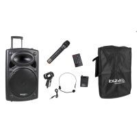Boxa activa portabila Ibiza difuzor 38cm 800W USB/SD/BT/UHF PORT15UHF-BT - 9