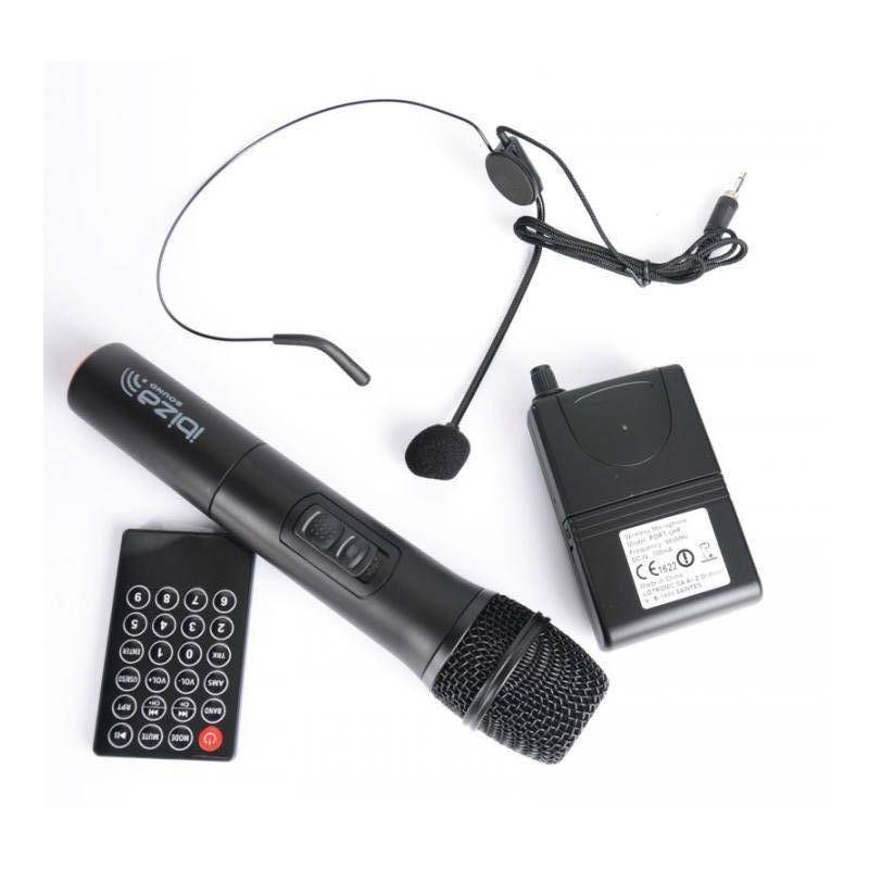 Boxa activa portabila Ibiza difuzor 38cm 800W USB/SD/BT/UHF PORT15UHF-BT - 10