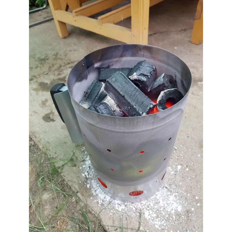 Carbune de gratar 10 kg brichete din rumegus Bioten - 5