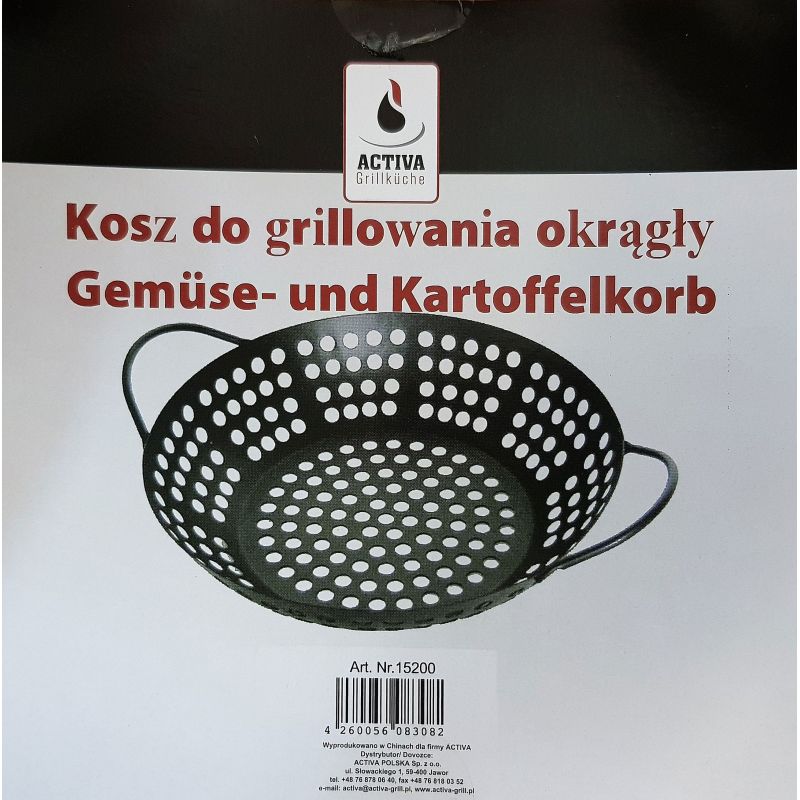 Cos legume pentru gratar 33 x 28 cm Activa 15200 - 3