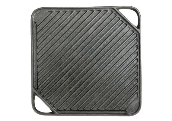 Plita universala din fonta cu 2 fete neteda si grill 26 x 26 cm Mr. Padelllas Activa 20020 - 1 Plita universala din fonta cu 2 fete neteda si grill 26 x 26 cm Mr. Padelllas Activa 20020 - 1
