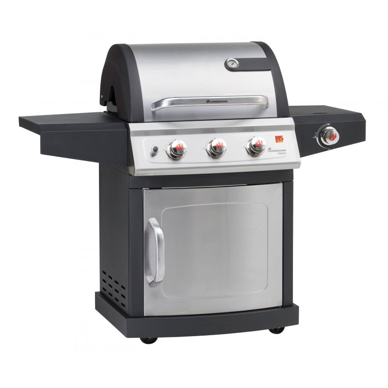 Gratar pe gaz Miton PTS 3.1 gratare din fonta arzatoare din inox Landmann 12652 - 1 Gratar pe gaz Miton PTS 3.1 gratare din fonta arzatoare din inox Landmann 12652 - 1