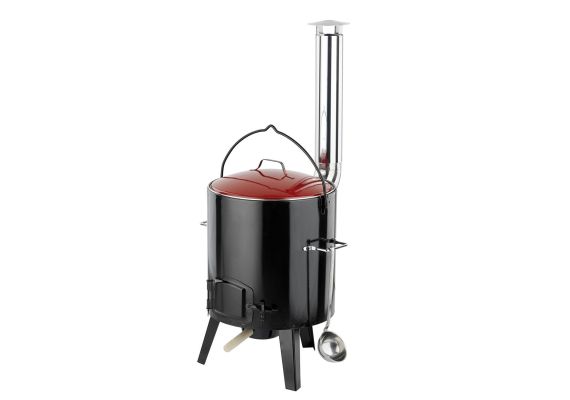 Cazan de gatit cu lemne, include capac si polonic, 14 litri, Activa 11275 - 1 Cazan de gatit cu lemne, include capac si polonic, 14 litri, Activa 11275 - 1
