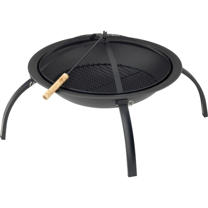 Semineu rotund din otel cu capac pentru terasa 59x40x59 cm Capri Activa 14950 - 1 Semineu rotund din otel cu capac pentru terasa 59x40x59 cm Capri Activa 14950 - 1