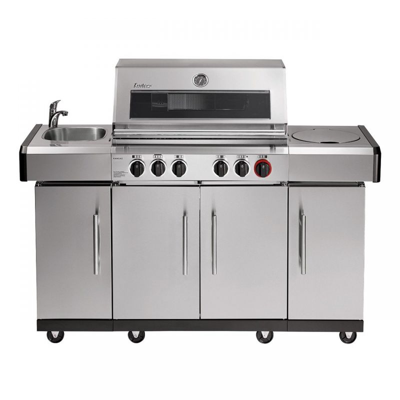 Enders Kansas Pro 4 SIK Gratar Gaz Inox IR Fonta