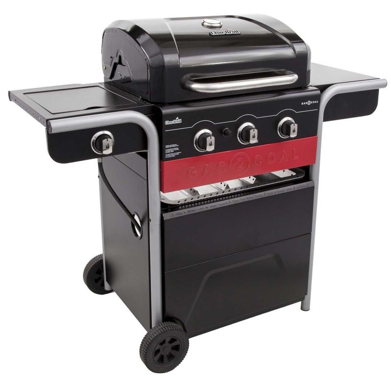 Gratar pe gaz si carbuni hibrid Char-Broil Gas2Coal 330 cu 3 arzatoare 140723 - 1 Gratar pe gaz si carbuni hibrid Char-Broil Gas2Coal 330 cu 3 arzatoare 140723 - 1