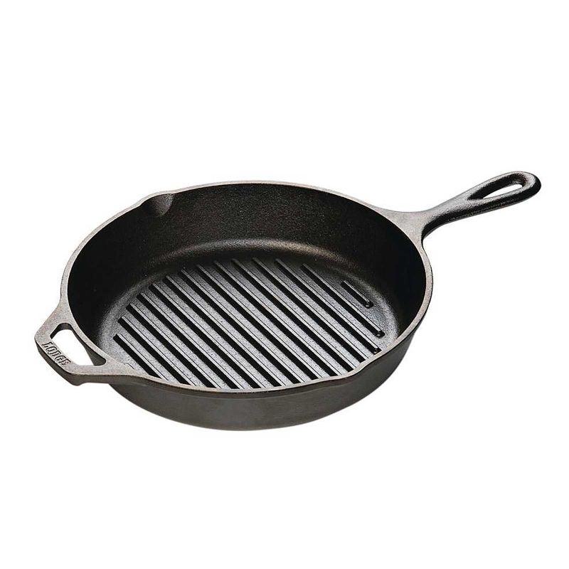 Tigaie grill adanca rotunda din fonta cu maner Lodge 26 cm L-8GP3 - 1