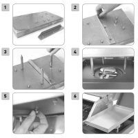 Tava din otel inoxidabil tip Plancha pentru arzator lateral gratar Kansas seria 2, 3 sau 4 Enders 7885 - 4