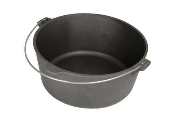 Ceaun din fonta 13 litri plat PFH011 - 1 Ceaun din fonta 13 litri plat PFH011 - 1