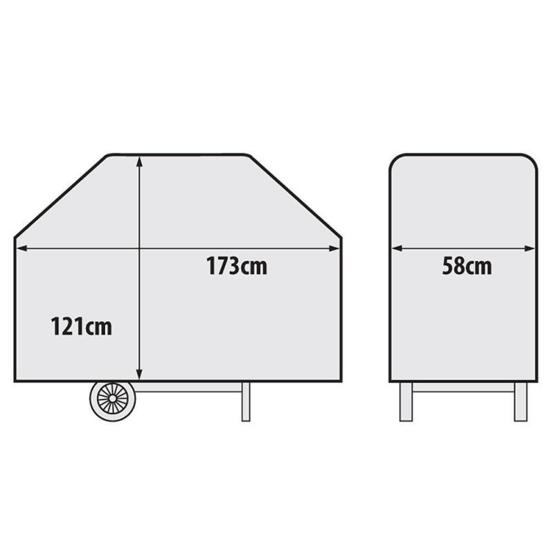 Husa pentru gratar 173 x 58 x 121 cm Broil King 68488 - 9