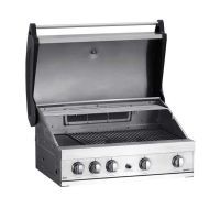 Gratar pe gaz cu 5 arzatoare (4 inox + 1 infrarosu), incastrabil, grile inox, plita fonta, Grandhall Elite GT4S-S K04000202A - 3