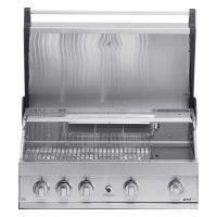 Gratar pe gaz cu 5 arzatoare (4 inox + 1 infrarosu), incastrabil, grile inox, plita fonta, Grandhall Elite GT4S-S K04000202A - 6
