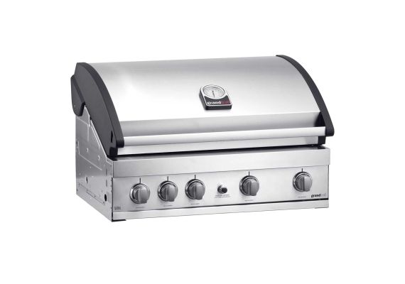 Gratar pe gaz cu 5 arzatoare (4 inox + 1 infrarosu), incastrabil, grile inox, plita fonta, Grand Hall Elite GT4S-S K04000202A - Gratar pe gaz cu 5 arzatoare (4 inox + 1 infrarosu), incastrabil, grile inox, plita fonta, Grand Hall Elite GT4S-S K04000202A -